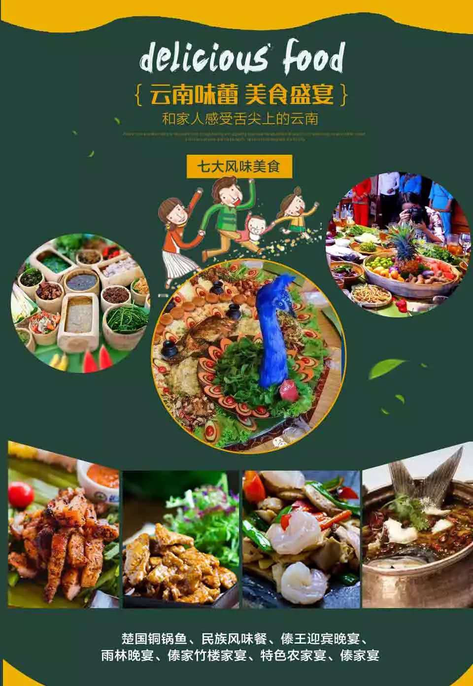 昆明西双版纳亲子度假三飞六日游