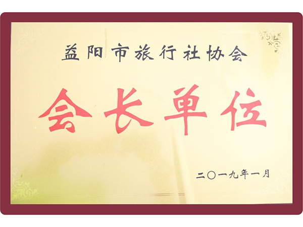 益阳市旅行社协会会长单位